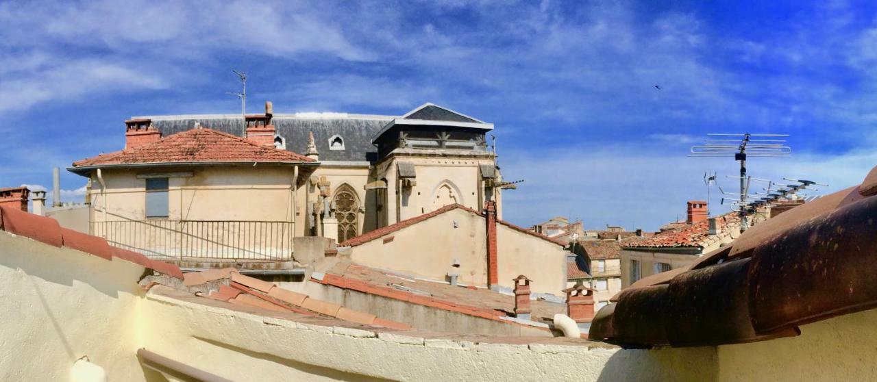 Joli Studio Avec Terrasse-Jardin Sur Les Toits, Coeur Historique Montpellier Zewnętrze zdjęcie